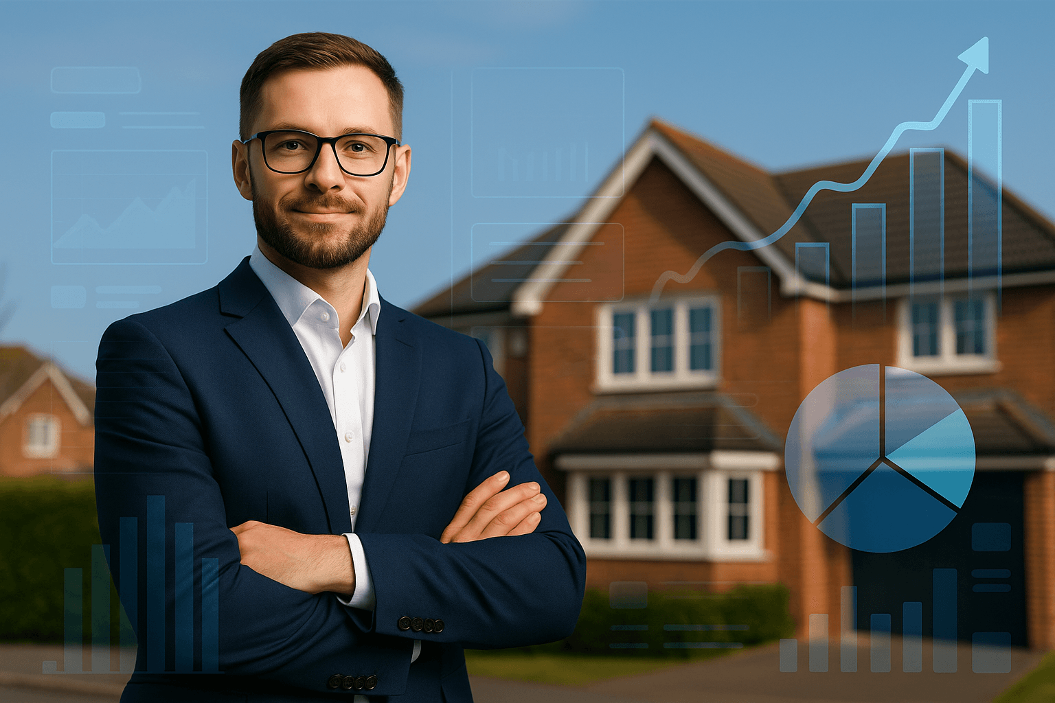 Modern UK home, representing the goal of a mortgage